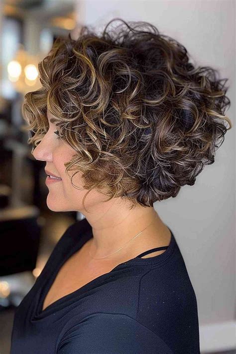 23 Stacked, Short Curly Bob Haircuts to Enhance Your Natural Curls ...