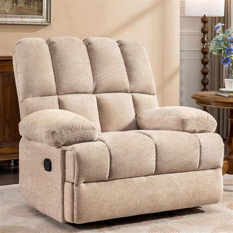 Amazon.com: WILLOVE Oversized Rocker Recliner Chair Extra Wide Rocking ...