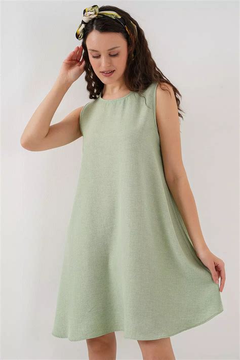 Buy Bigdart Mini Linen Dress 2026 Online | ZALORA