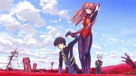 Neon Genesis Evangelion Rei Ayanami Asuka Langley UHD 4K Wallpaper | Pixelz