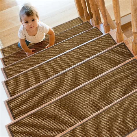 Amazon.com: 30” x 8” Step Carpet for Stairs Non Slip - 15 PCS Pre Cut ...