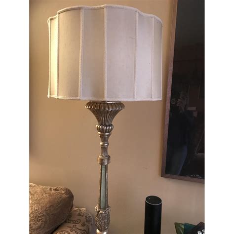 Antique Gold Floor Lamp - AptDeco