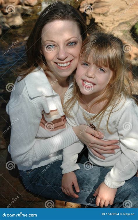 Beautiful Moms and Daughters Stock Photo - Image of eyes, girl: 1540054
