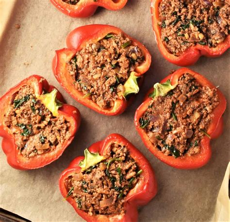 Meat Stuffed Peppers without Rice - Everyday Healthy Recipes