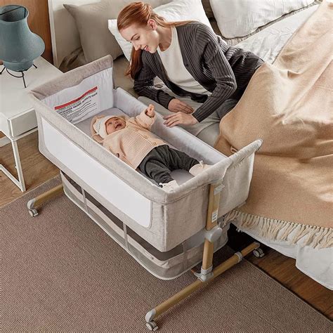 Amazon.com: Baby Bassinet Bedside Sleeper, besrey Bedside Bassinet for ...