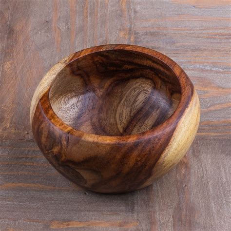 Small Decorative Wood Bowl at Melissa Wolf blog