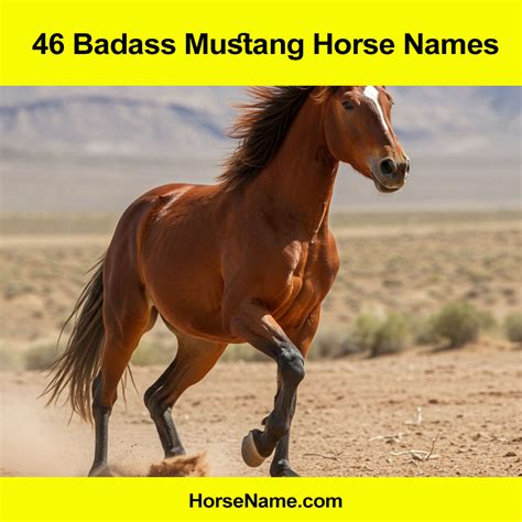 Badass Mustang Horse Archives - Horse Name