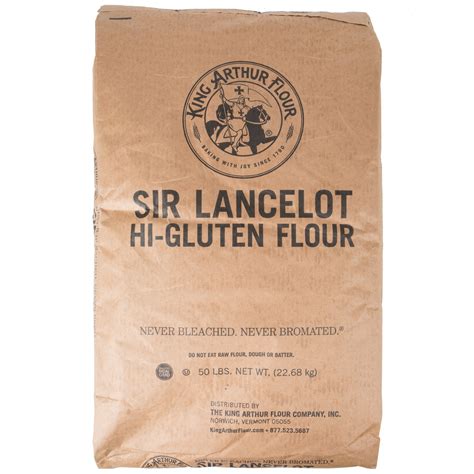 King Arthur Sir Lancelot High Gluten Flour - Bulk 50 lb Hi Gluten ...