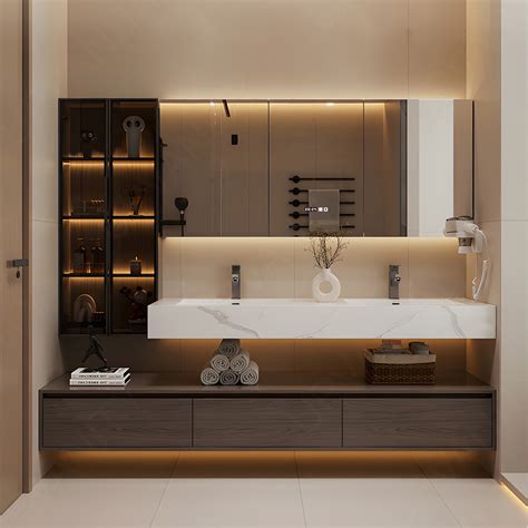 Luxury Bath Vanity Set, Green, Gold Accents, 52"- 78", Double, Floatin