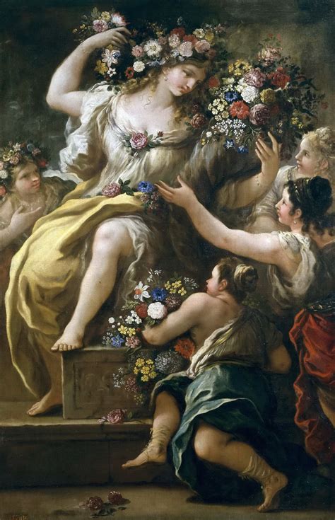 Luca Giordano, 1634-1705 La diosa Flora, possibly 1697, óleo sobre ...