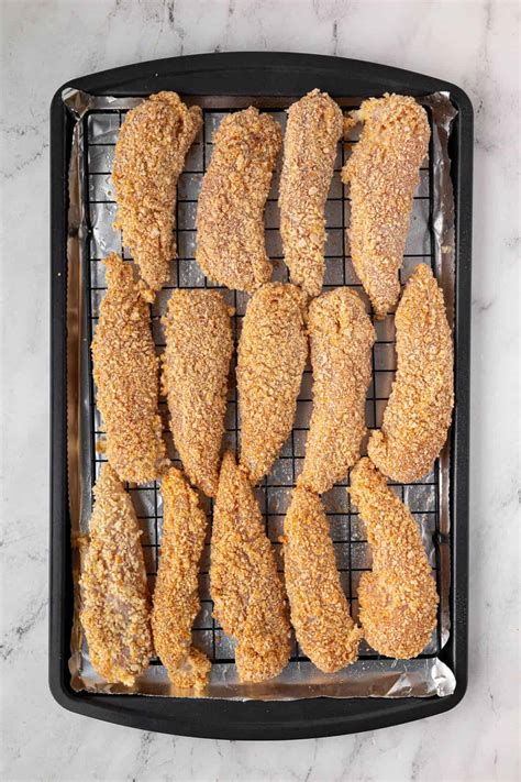 Really Crispy Baked Chicken Tenders In The Oven