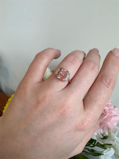 Pink diamond wedding ring set 60 photos - Astyledwedding.com