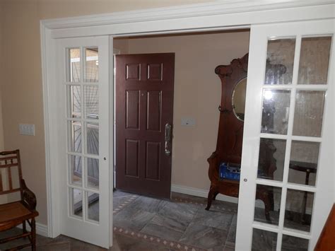 Sliding French doors