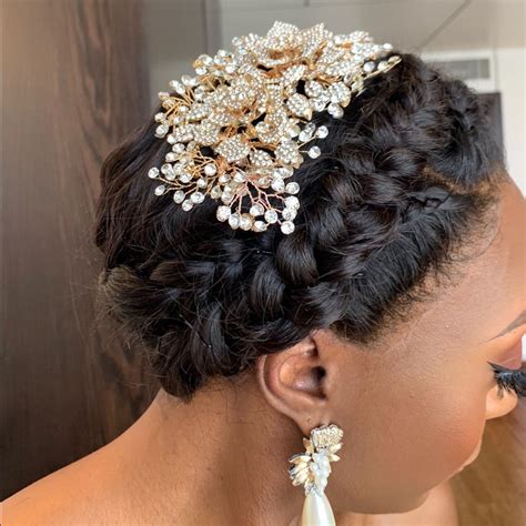 Gorgeous wedding bridal glamorous hairpiece | Wedding hair inspiration ...