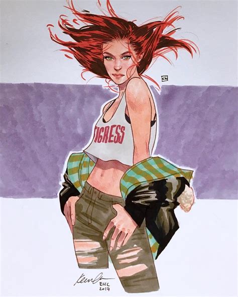 Mary Jane Watson commission by Kevin Wada | Mary jane watson, Comic art ...