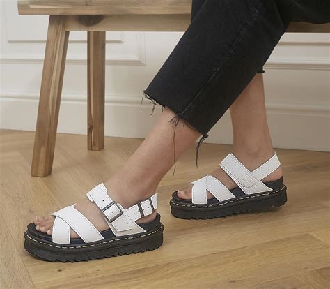 Dr. Martens Voss II Sandals White - Women's Sandals