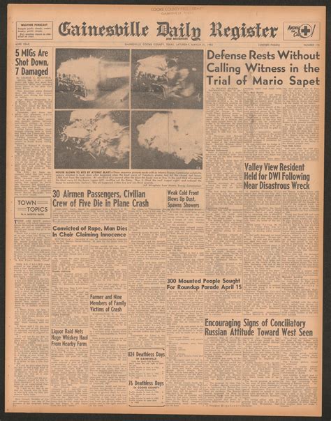 Gainesville Daily Register and Messenger (Gainesville, Tex.), Vol. 63 ...