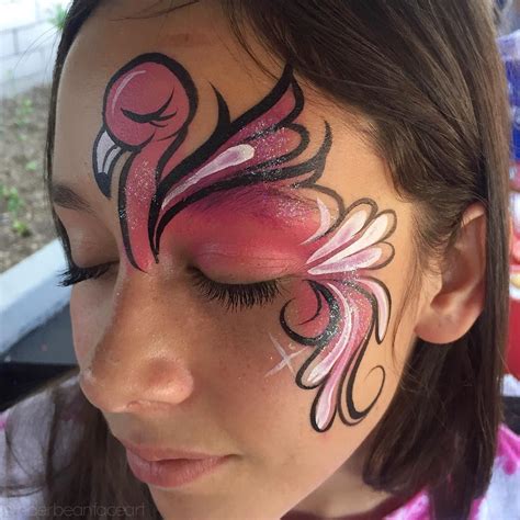 Eder Vázquez on Instagram: “Pretty Pink Flamingo 🎀 #ederbeanfaceart # ...