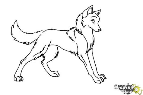 How to Draw Anime Wolves - DrawingNow
