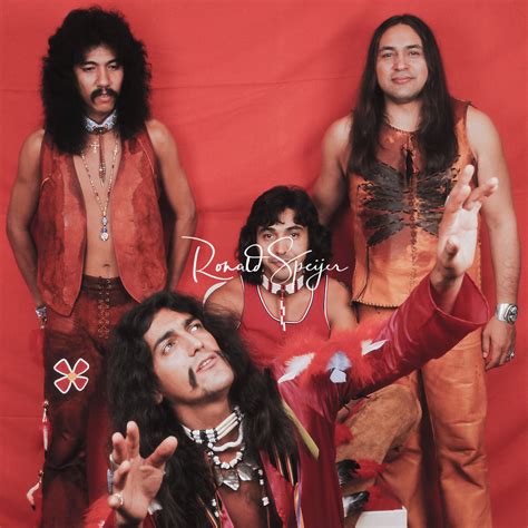 Studio portrait of Redbone, a Native American/Mexican American rock ...