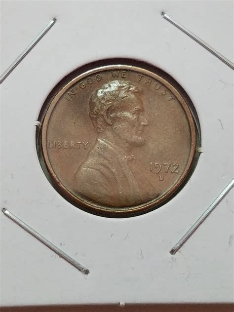 1972 D Lincoln Memorial Penny Double Off Center - For Sale, Buy Now ...