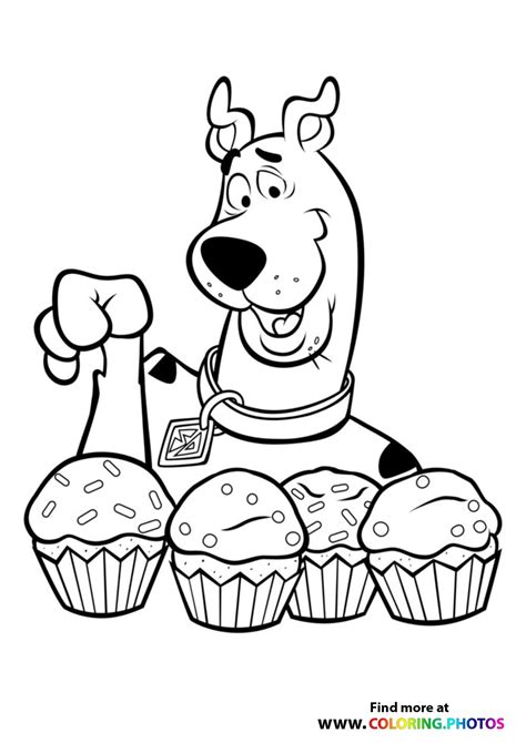 Scooby-Doo - Coloring Pages for kids | Easy and free print or download