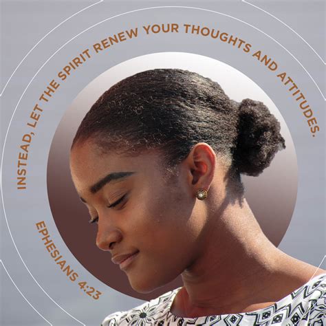 Ephesians 4:23 (NLT) - Instead, let the Spirit renew your | YouVersion