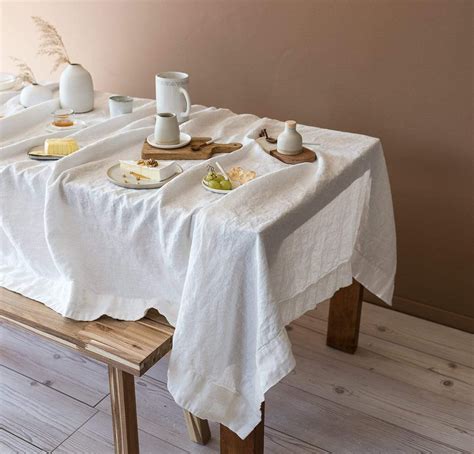 100% Pure Linen Tablecloths | by Rough Linen