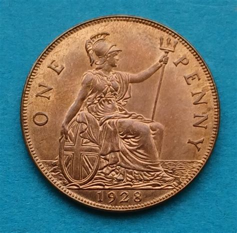 1928 Penny (#101) - Valley Coins - Welsh Coin Dealer