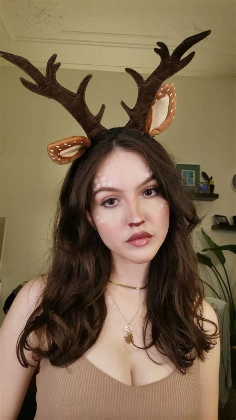 Deer makeup look