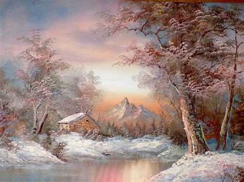 Snow Scenes Art at Tina Kirby blog