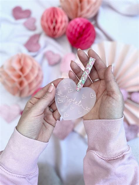 Personalised Liberty Valentine's Day Heart Keepsake Decoration, First ...
