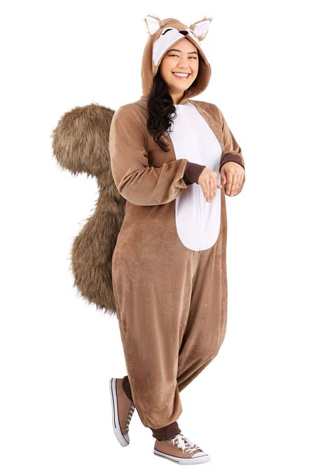 Plus Size Scampering Squirrel Women's Costume | Adult Animal Costumes