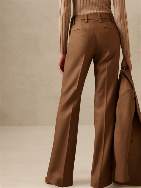 Lido Straight Wool Pant | Banana Republic