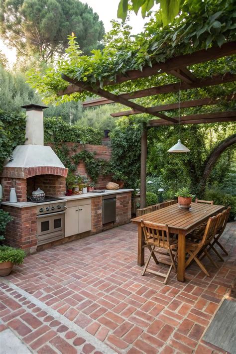 Outdoor Kitchen Ideas Brick