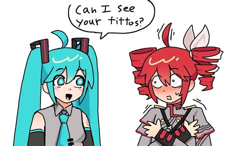 hatsune miku, kasane teto, and kasane teto (vocaloid and 2 more) drawn ...
