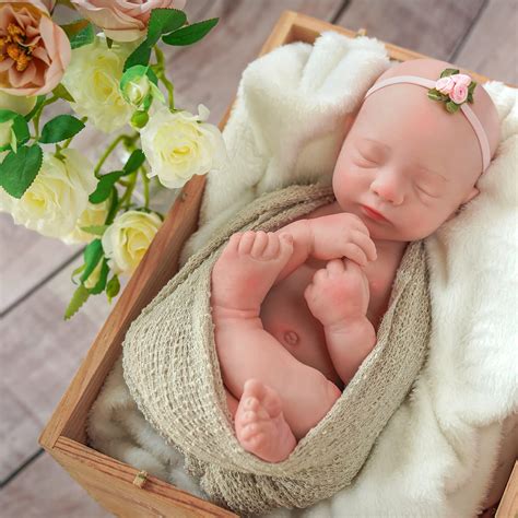 Buy BABESIDE Lifelike Reborn Baby Dolls 16 Inch (Weight 4 lb) Full ...