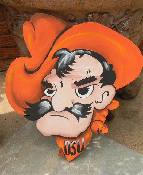 Pistol Pete of Oklahoma State University OSU mascot officially | Etsy
