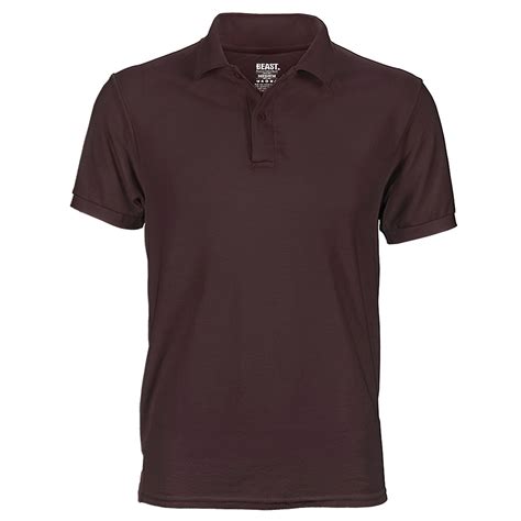 Mens Polo Shirt Brown at Jean Begaye blog