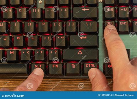 Control Alt Delete on Keyboard Stock Photo - Image of background, ctrl ...