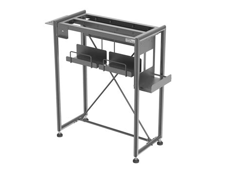 Chihiros Mobiletto Metallico 60x30 cm - Grigio Acciaio - Olibetta Svizzera