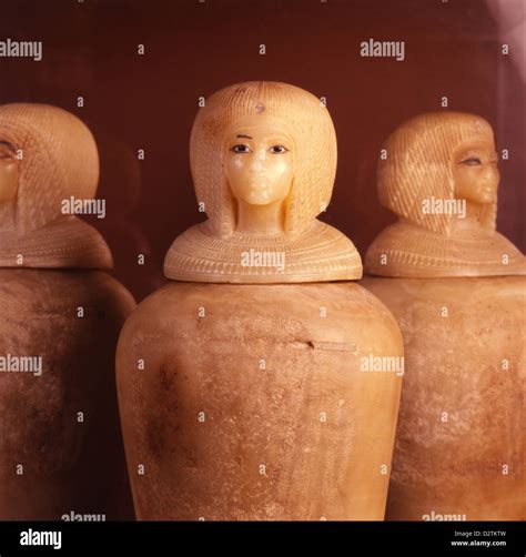 Canopic jars hi-res stock photography and images - Alamy