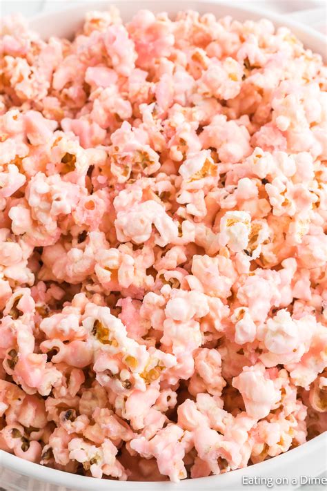 Salty Pink Popcorn