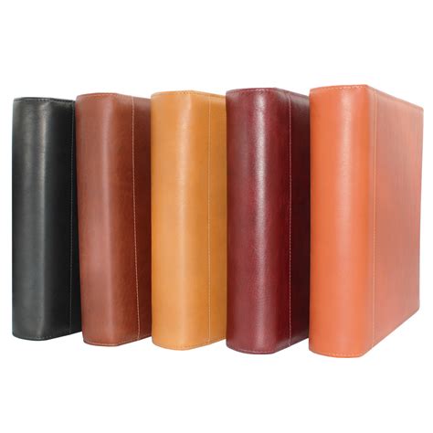 Custom Leather 3 Ring Binder