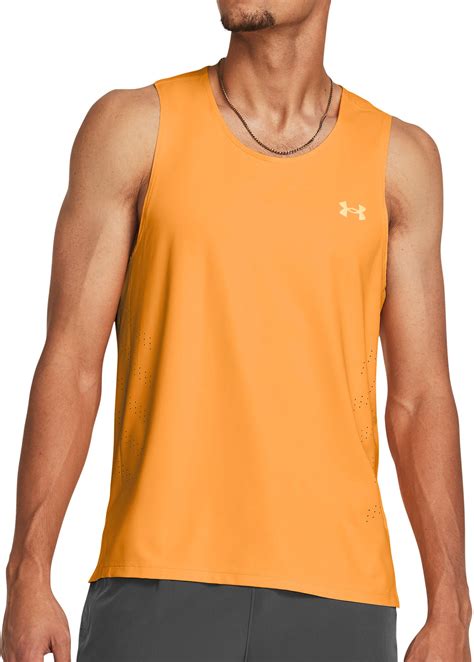 Under Armour Launch Elite Mens Running Vest - Orange - Start Fitness