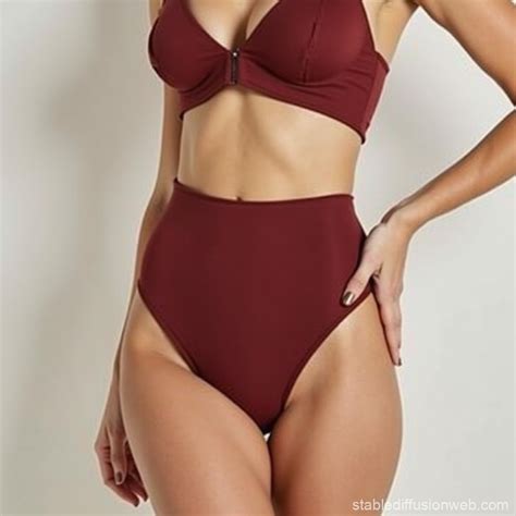 High-Waisted Swimwear | Stable Diffusion Online