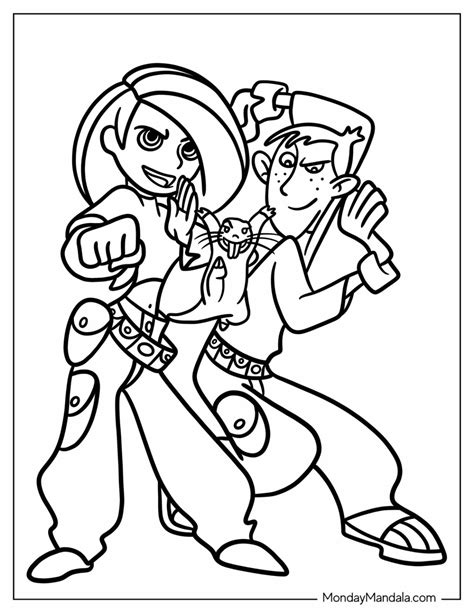 20 Kim Possible Coloring Pages (Free PDF Printables)