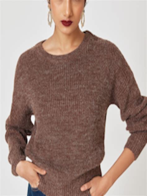 Buy The Label Life Women Brown Pullover - Sweaters for Women 19938288 ...