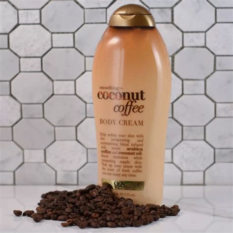 OGX - Smoothing and Coconut Coffee Body Cream - 577 ml | Exubuy.com