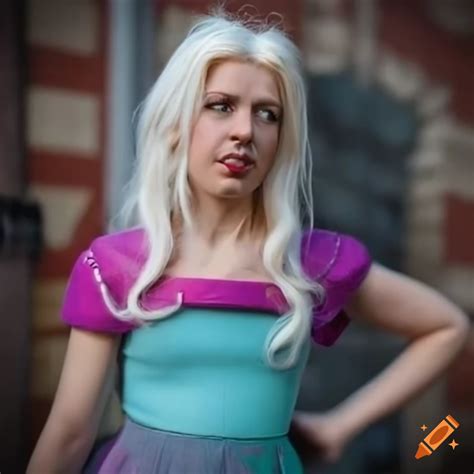 Live action princess bean from disenchantment on Craiyon